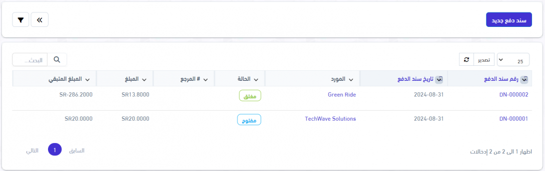 سندات الدفع